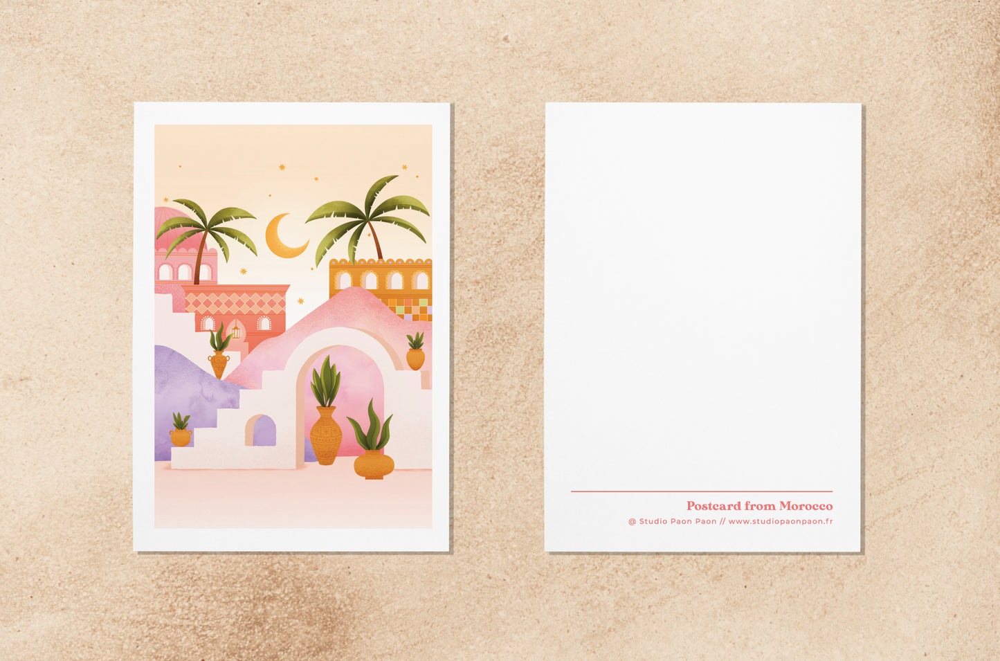 Carte postale "Postcard from Morocco"