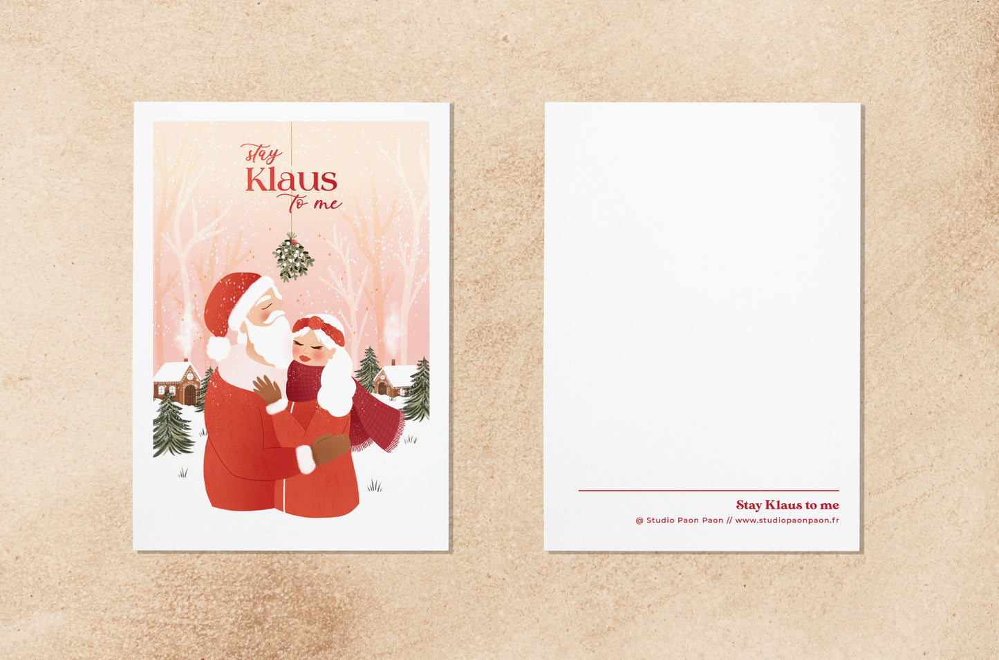 Carte postale de voeux "Klaus to Me"
