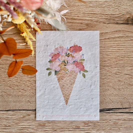 Carte à planter • Illustration "Le Bouquet"