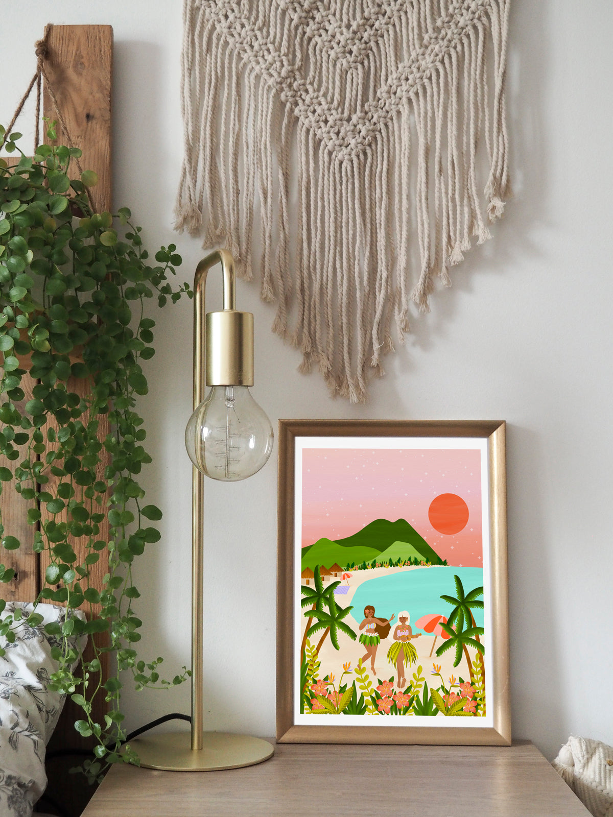 Affiche / Poster A4 • Illustration « Aloha »