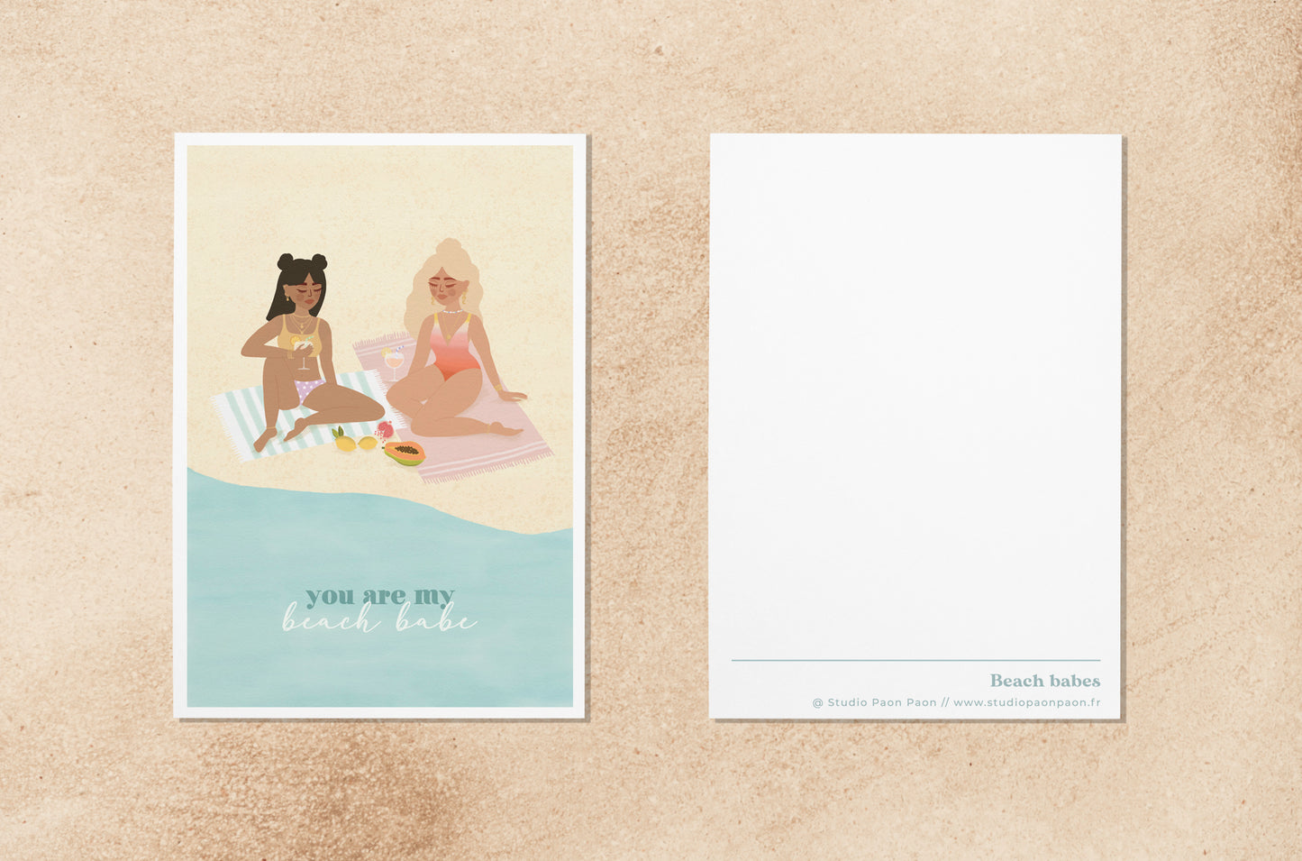 Carte postale "Beach Babes"