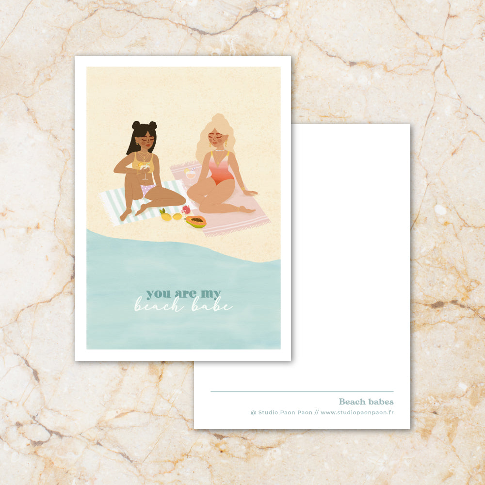 Carte postale "Beach Babes"