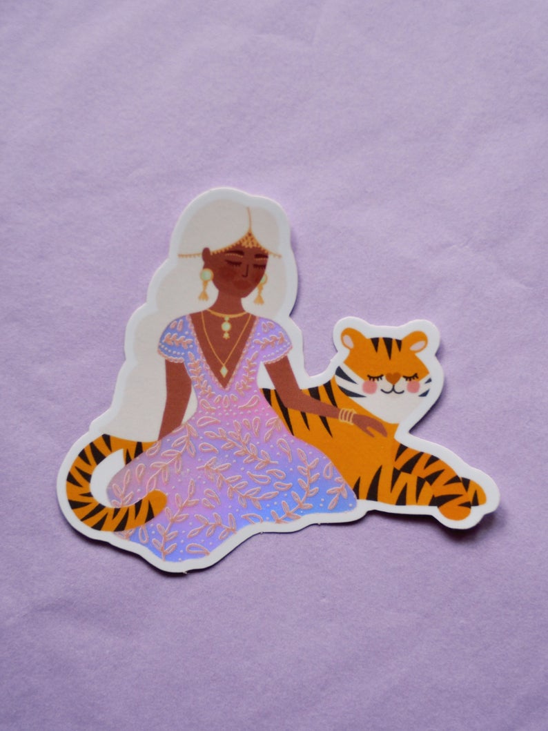 Sticker holographique "Best Partner"