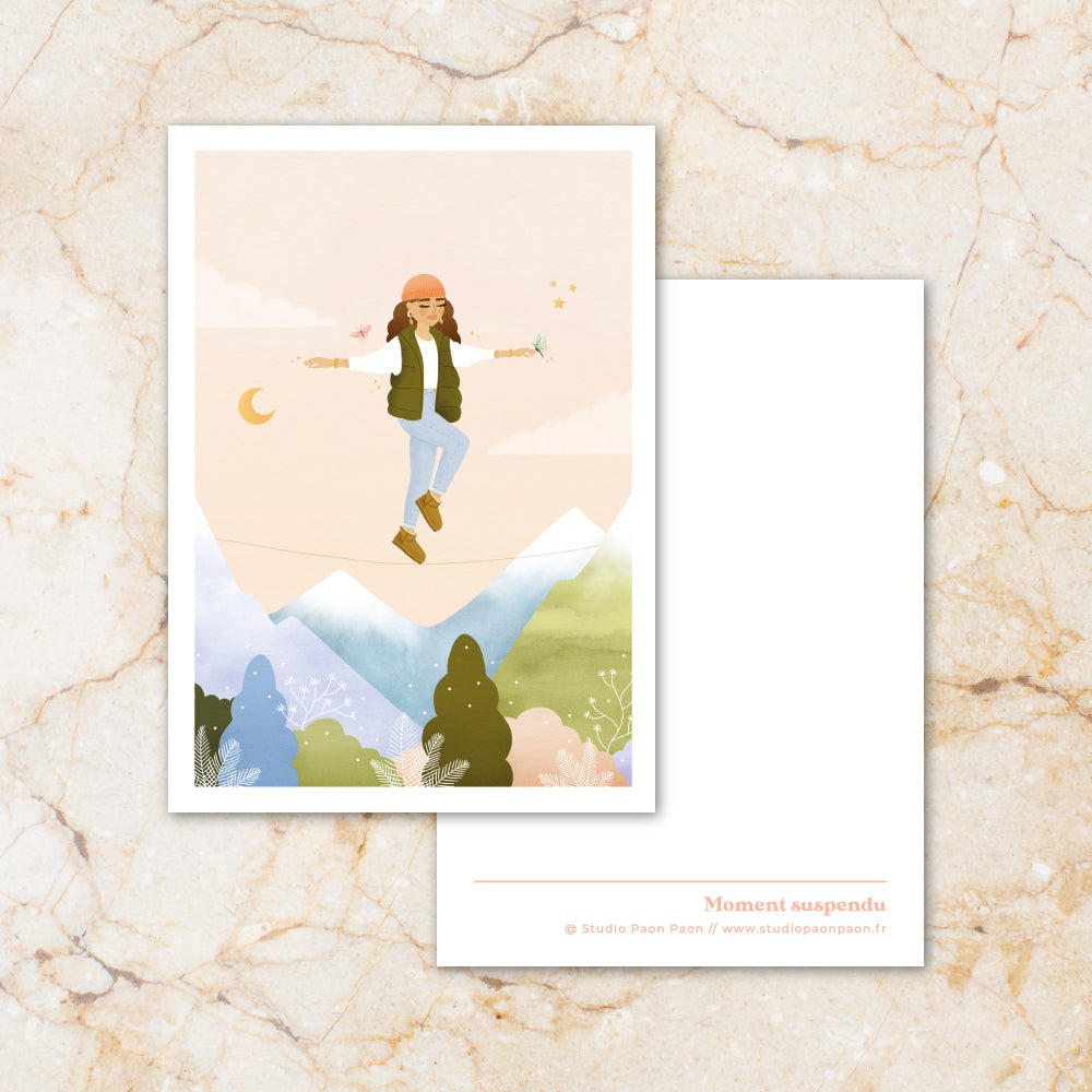 Carte postale "Moment Suspendu"