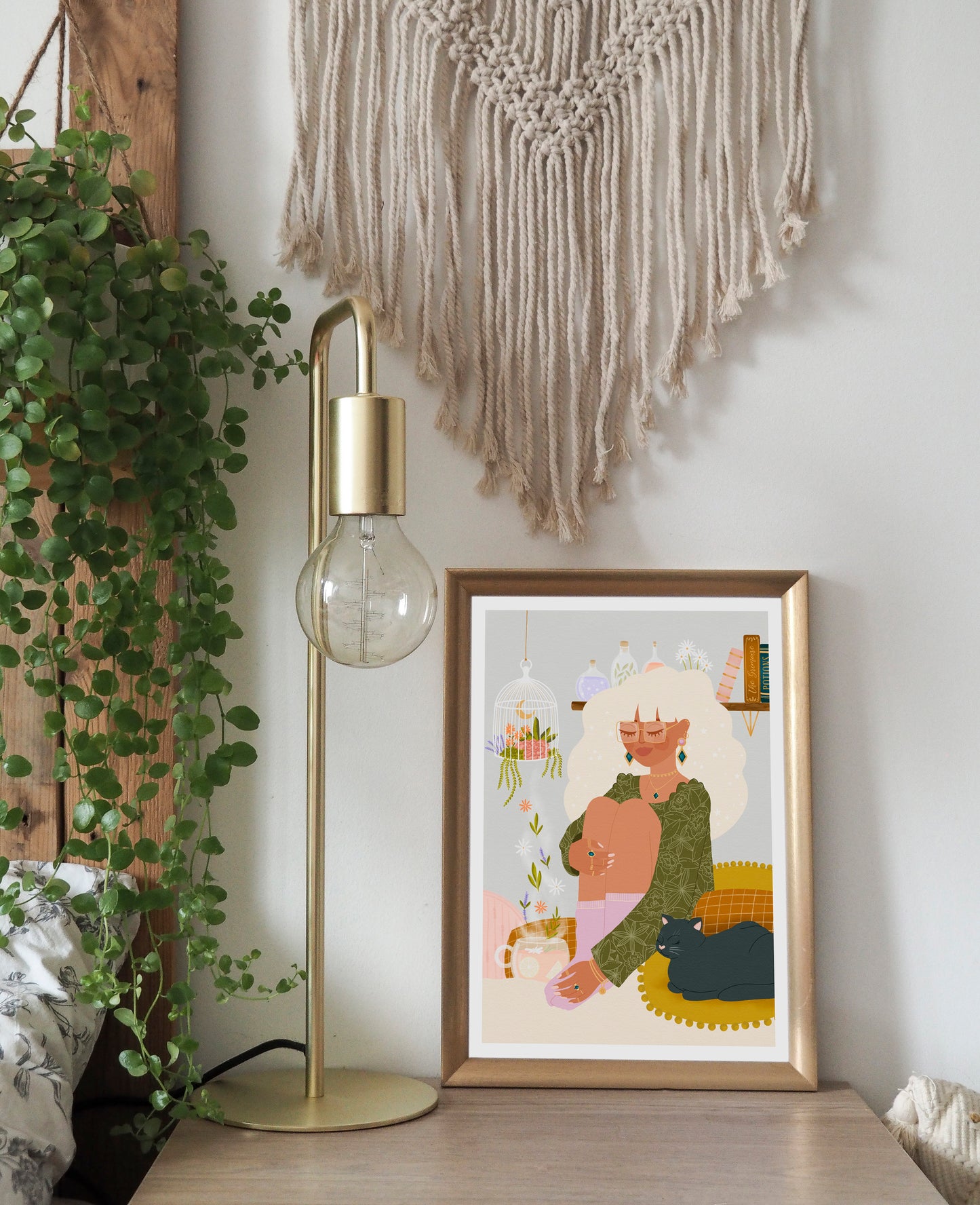 Affiche / Poster A4 • Illustration « Modern Witch »