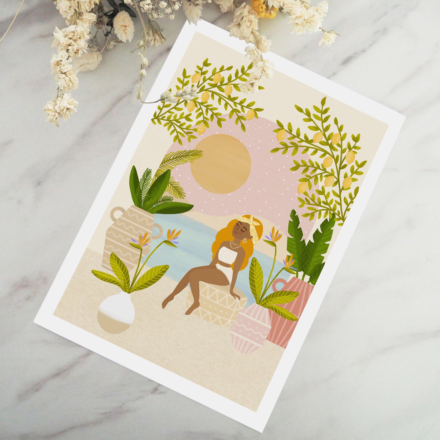 Affiche / Poster A4 • Illustration « Paradise »