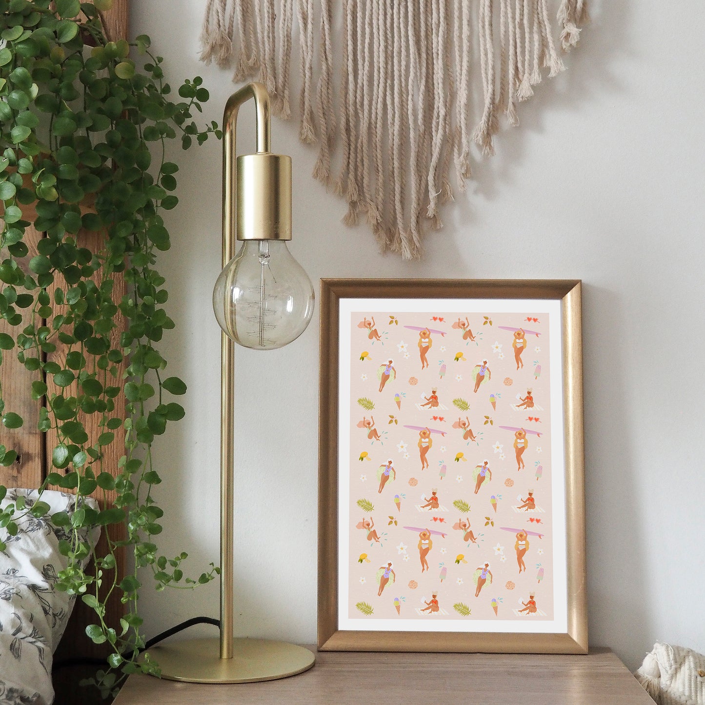 Affiche / Poster A4 • Illustration « Summer Pattern »